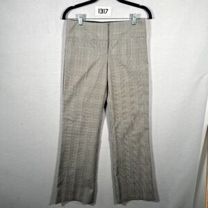 Zinc Dress Pants Womens‎ 0 Gray Houndstooth Beige Black Stretch Career Business